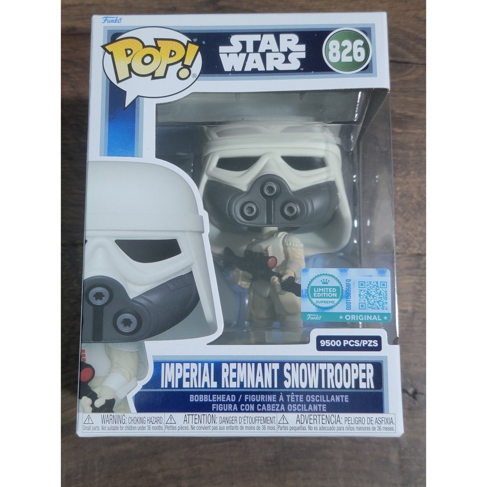 Funko‎ Pop Star Wars 826 Imperial Remnant Snowtrooper Limited Edition 9500 Pcs